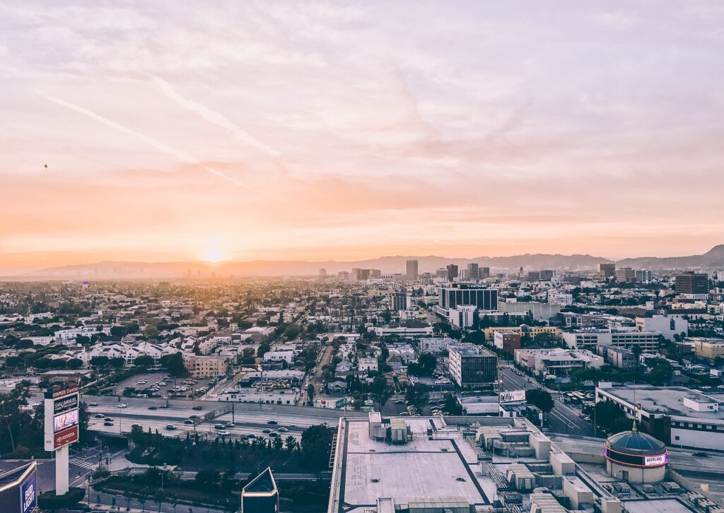 los angeles, skyline, nature, city, sunset, mountains, downtown la, los angeles, los angeles, los angeles, los angeles, los angeles, downtown la, downtown la-3580722.jpg